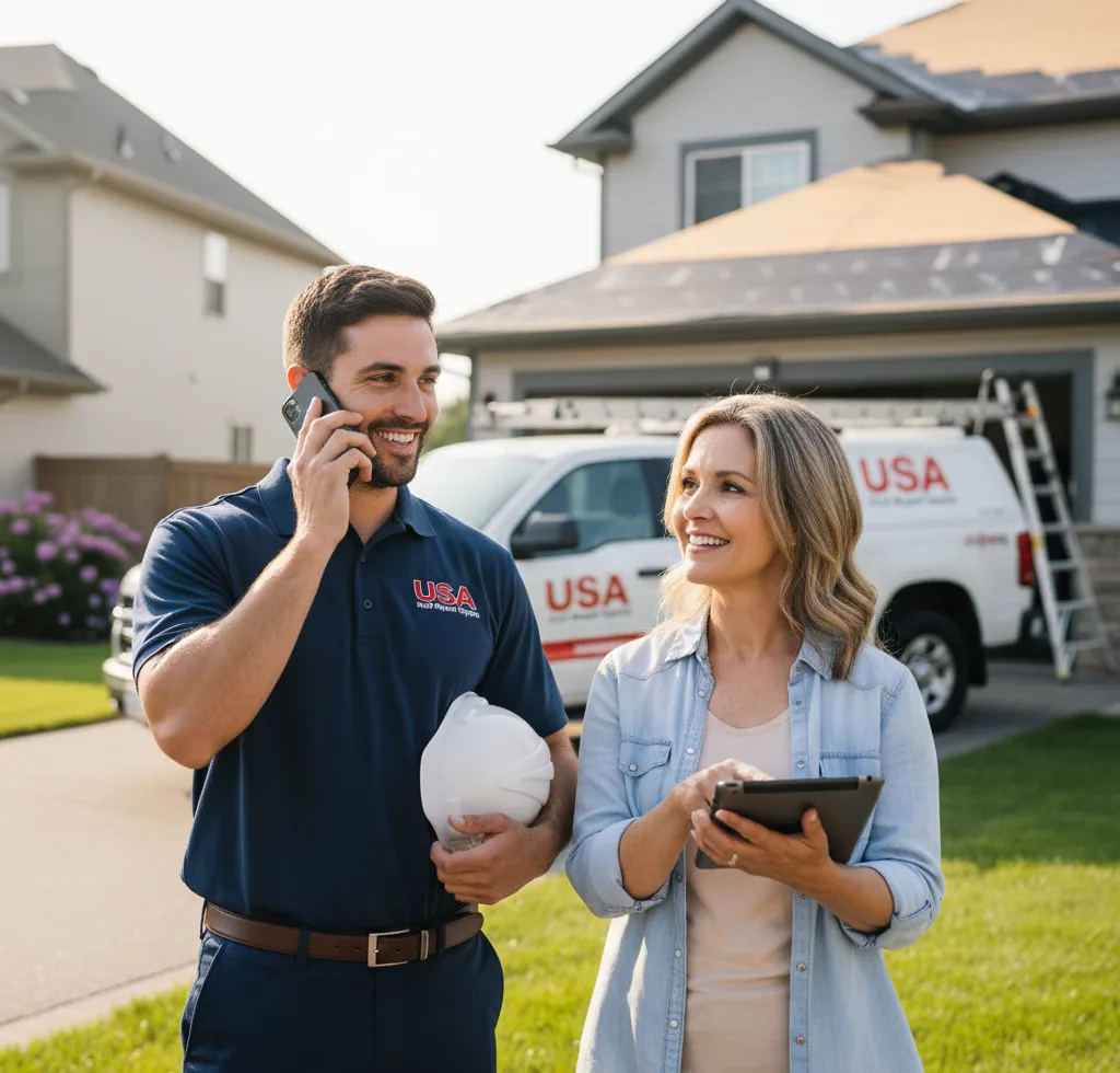 USA Roof Repair Experts customer support in Poquoson